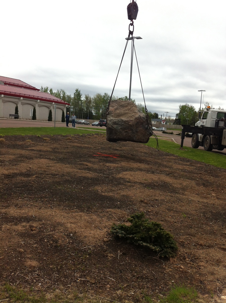 Commercial stonework detail at Casino NB